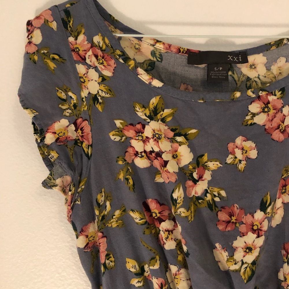 Spring blossom mini dress